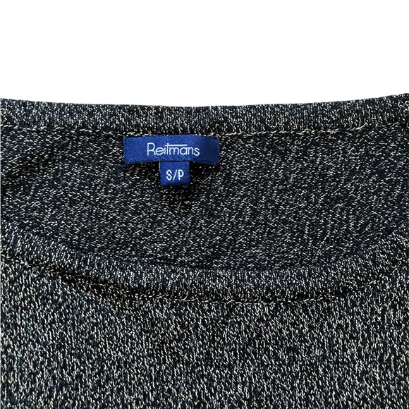 reitmans Black gold sparkly top - Picture 3 of 3